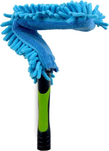 Vista 8 de EVERSPROUT Plumero de microfibra flexible de 3 pies para techo y ventilador, flexible para limpiar cualquier aspa, cabezal de cepillo extraíble