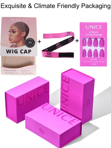 Vista 8 de UNICE EasiContour Peluca de Cabello Humano Kinky Straight con Parte en V Sin Pegamento con Clip Peluca Mágica Leave Out Mejorada Peluca de Cabello