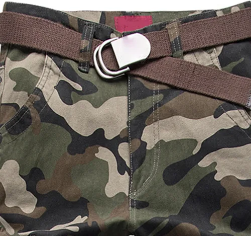 Vista 2 de Men Sweatpants Men's Cargo Pants Cargo Trousers Hiking Pants 8 Pocket Plain Comfort Breathable Pants for Men