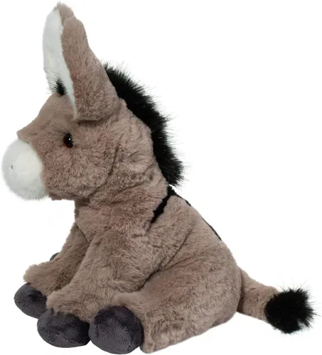 Vista 3 de Douglas Jackie Donkey Peluche de peluche, juguete suave de granja de 11 pulgadas
