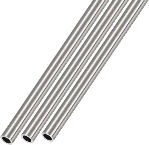Vista 40 de METALLIXITY Tubo de acero inoxidable 304 (0.079 in de diámetro x 0.006 in de pared T x 9.843 in de largo), 3 piezas, tubo recto - para muebles