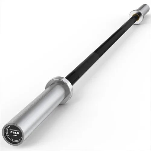 Vista 14 de Olympic Barbell, 4ft, 5ft, 6ft & 7ft Weight Bar, Multiple Options 2-Inch Needle Bearings, Hard Chrome Coating, Knurled Grip, Powerlifting, Bench