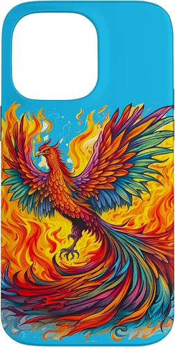 Vista 20 de Fantasy Cute Rising Phoenix Flames Case for iPhone 15