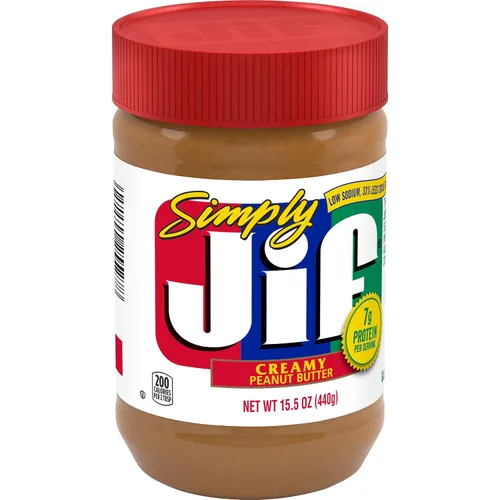 Vista 8 de Simply Jif - Mantequilla de maní cremosa, 15.5 onzas (paquete de 12)