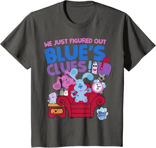 Vista 39 de Blue's Clues & You Group Shot Just Figured Out Blue's Clues Camiseta Negro