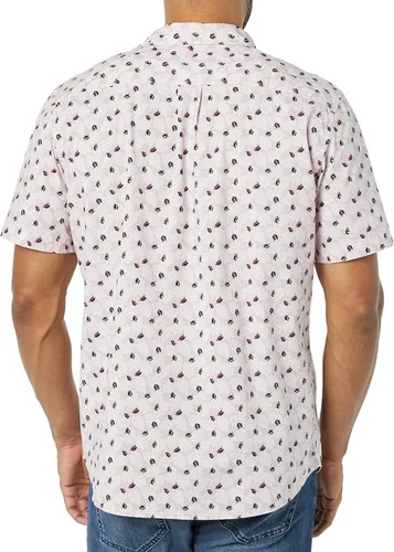 Vista 2 de Tienda Essentials Camisa de popelina elástica de manga corta para hombre