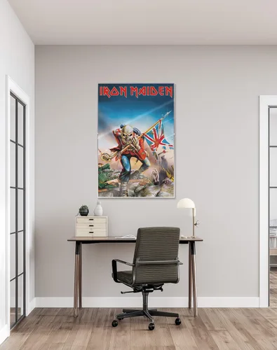Vista 6 de POSTER STOP ONLINE Iron Maiden - Póster musical (trooper) (tamaño: 24 x 36 pulgadas) (póster laminado)