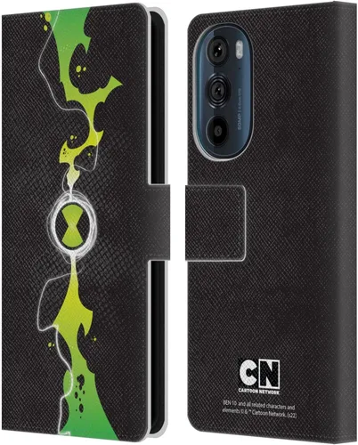 Vista 7 de Head Case Designs Funda de cuero con licencia oficial de Ben 10: Omniverse Character Art Graphics compatible con Motorola Edge 30