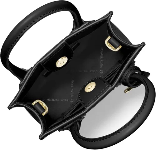 Vista 2 de Michael Kors Mercer - Bolso bandolera de cuero granulado extra pequeño