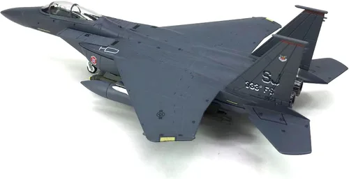Vista 4 de TECKEEN Escala 1/100 F-15E Strike Eagle Model Plane Diecast para colección