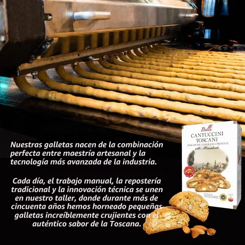 Vista 6 de Biscotti italiano de limoncello Hecho en Toscana, Italia Galletas tradicionales semi suaves Belli