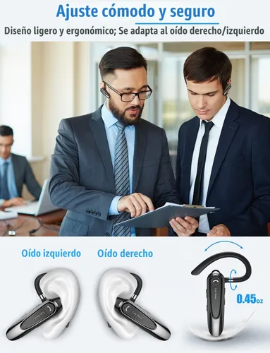 Vista 4 de Link Dream - Auricular Bluetooth para teléfono celular con silencio