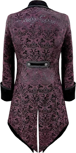 Vista 2 de Chaqueta steampunk para mujer, estilo victoriano, gótico, medieval, vintage
