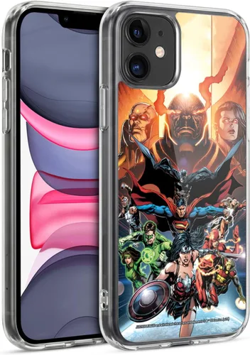 Vista 57 de Head Case Designs Funda de gel con licencia oficial de la Liga de la Justicia DC Comics #10 Darkseid War Comic Book Cover