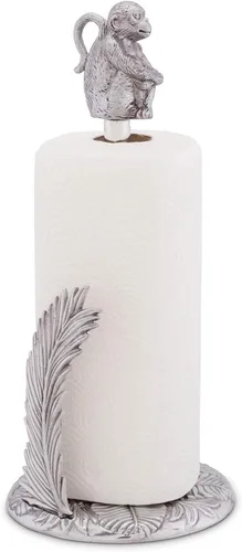 Vista 12 de Arthur Court Designs Fleur-De-Lis - Toallero de papel francés decorativo para encimera, de metal de aluminio en la encimera, 13 pulgadas de alto