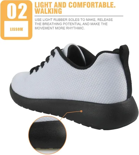 Vista 3 de owaheson Zapatos deportivos para correr con la bandera de Venezuela para hombre, tenis deportivos para caminar y caminar