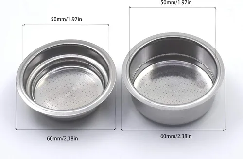 Vista 6 de Filtro de doble pared de 1.969 in, filtro de cesta de una taza y BES820XL/205 dos tazas para Br ESP8XL 800ESXL BES820XL ESP6SXL BES250XL y Cuisinart