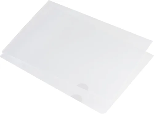 Vista 11 de PATIKIL Carpetas tipo L, paquete de 24 unidades, tamaño A4, bolsillos de plástico para proyectos, papel transparente, funda para documentos