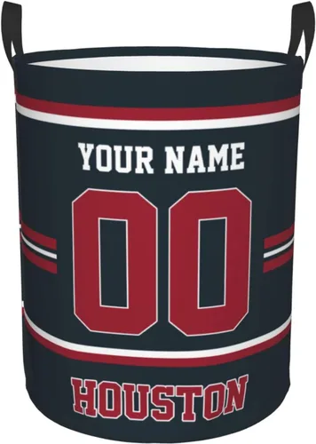 Vista 27 de Cesta de lavandería personalizada de Arizona, cesta de lavandería personalizada con nombre y número, cesta de almacenamiento plegable