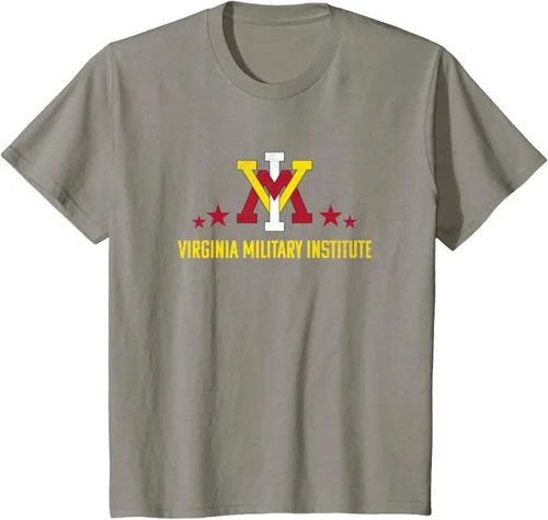 Vista 9 de Virginia Military Institute VMI Keydets Logo Camiseta, Negro