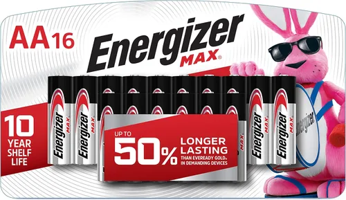 Vista 2 de Energizer Paquete de pilas alcalinas AA y AAA MAX (16 AA + 12 AAA)