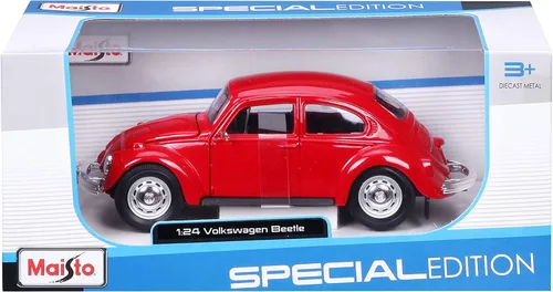 Vista 7 de Maisto Vehículo fundido a presión Volkswagen Beetle a escala 1:24 (los colores pueden variar)