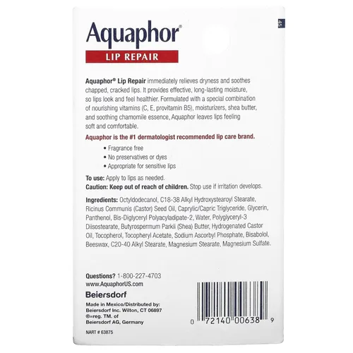 Vista 6 de Aquaphor Reparación de labios 0.35 oz (paquete de 5)