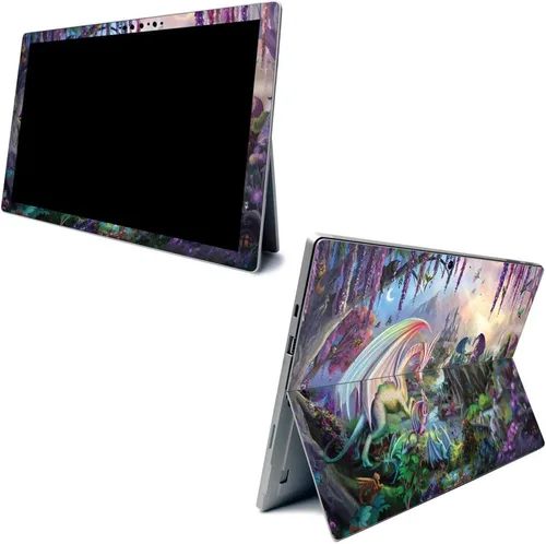 Vista 13 de MightySkins Skin para Microsoft Surface Pro 7 – Dragon Eggs Funda protectora de vinilo duradera y única Fácil de aplicar, quitar y cambiar