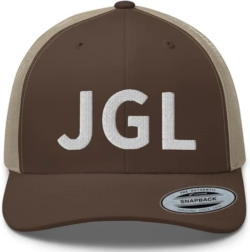 Vista 3 de RIVEMUG JGL Gorra de camionero, bordado blanco, Chapo Guzman Chapito 701, gorra de corona media, curvada, ajustable, gorra JGL