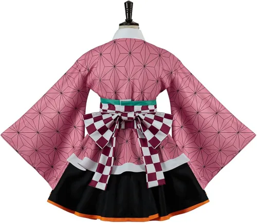 Vista 4 de 1791's lady Kamado Tanjirou - Disfraz de Rengoku para cosplay de Inosuke, Hashibira, kimono para fiesta de Halloween, trajes de cosplay