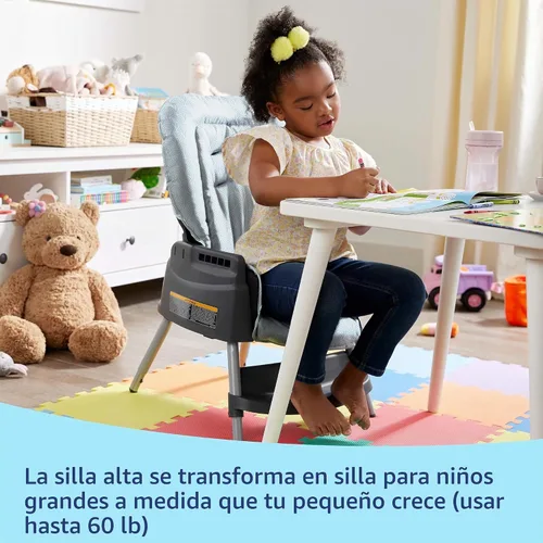 Vista 4 de Graco Made2Grow Silla alta convertible 5 en 1 ajustable para bebé a niño pequeño, Hudson