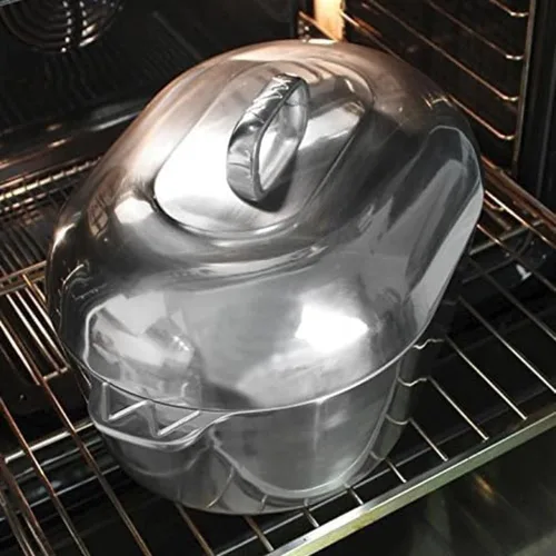 Vista 6 de Asador ovalado de aluminio de 18 pulgadas, McWare by Cajun Classic Cookware