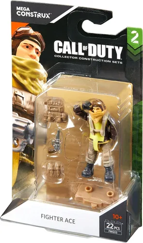 Vista 8 de Mega Construx Call of Duty WW2 Pilot Building Set (1 pieza)