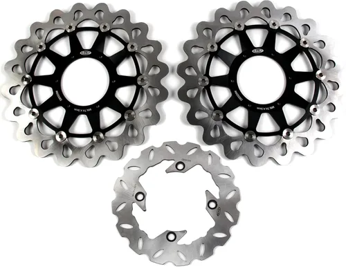 Vista 10 de Arashi Rotores de disco de freno delantero y trasero para Honda CBR600RR 2003-2020 Accesorios de repuesto de motocicleta CBR 600 RR CBR600 600RR