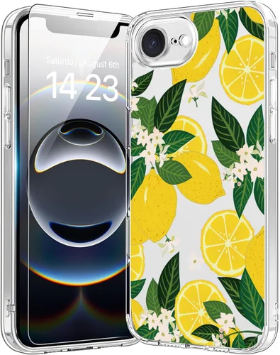 Vista 100 de bicol - Funda protectora a prueba de golpes para iPhone 15 Plus, funda delgada de acrílico transparente y diseños modernos para niña y mujer, 6.7
