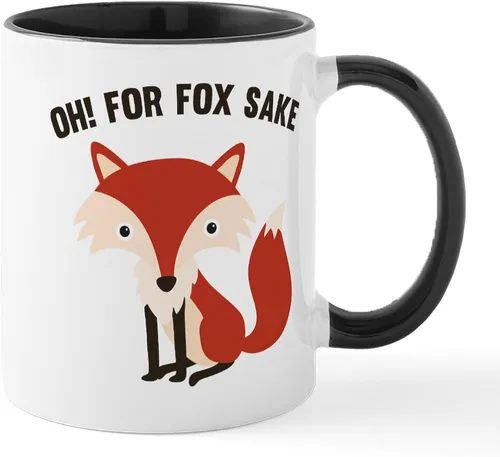 Vista 10 de CafePress Taza de café de cerámica For Fox Sake de 11 oz (11.0 fl oz)