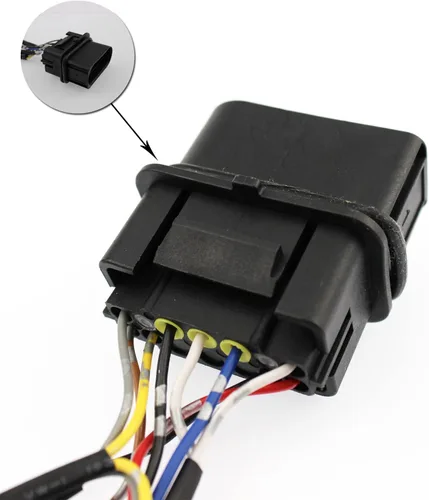 Vista 4 de 13-18 Ram 1500 2500 3500 Adaptador de cableado de conversión de faros proyectores de fábrica a luz base de reflector de fábrica, convertidores