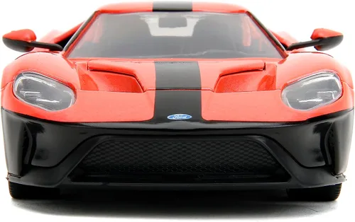 Vista 2 de Jada Pink Slips 1:24 W1 2017 Ford GT - Coche fundido a presión, juguetes para niños y adultos (salmón metálico)