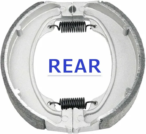 Vista 5 de Pastillas de Freno Delantero Trasero Zapatas para Honda Fourtrax Sportrax 250 TRX250EX 2001-2008 - TRX250X 2009-2021 Tambor Frenos 340 FA84 MC0250