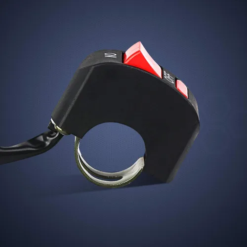 Vista 2 de Interruptor de Manillar de Motocicleta con Botón de Pulsación de Activación/Desactivación y Palanca para Motocicletas U5 U7 U2, Moto Scooter