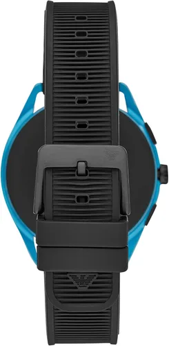 Vista 2 de Emporio Armani - Smartwatch 3 con tecnología Wear OS de Google con altavoz frecuencia cardíaca GPS NFC y notificaciones de celular inteligente Negro