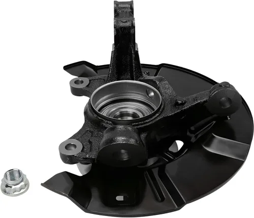 Vista 9 de Detroit Axle - FWD nudillos de dirección delantera y cojinetes de cubo de rueda Pinzas de freno de disco con soportes de repuesto para Toyota Matrix
