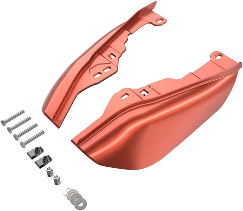 Vista 87 de Advanblack Deflectores de aire Road Glide de marco medio 2024 compatibles con Harley Touring Street Glide, Road King, Electra Glide, 2009-2025
