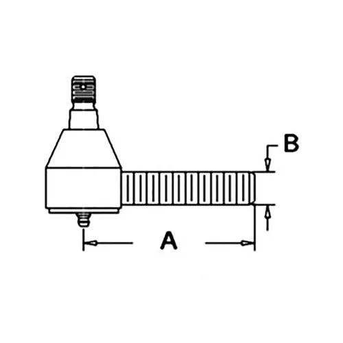 Vista 2 de RAParts AL39029 Nuevo Aftermarket Tie Rod End Fits John Deere Se adapta a JD Compact Tractor