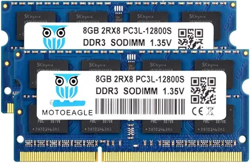 Vista 27 de Motoeagle DDR3-1066 SODIMM 8GB Kit (2X4GB) 2Rx8 PC3 8500 8500S 4GB DDR3 1066MHz 1067MHz CL7 204-Pin 1.5V Non-ECC Unbuffered Laptop Memory RAM Modules