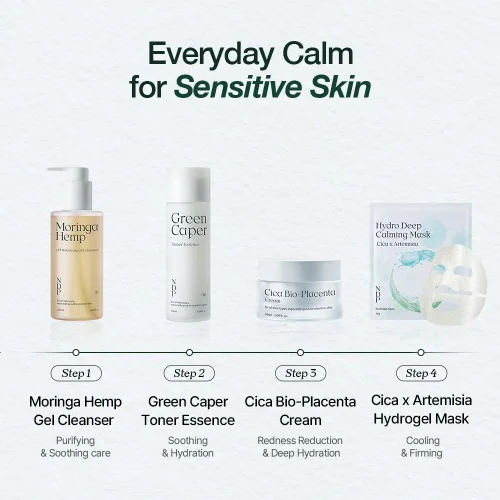 Vista 8 de NATURAL DERMA PROJECT NDP Cica Cream - Crema hidratante facial de gel para aliviar quemaduras solares, hidratante coreano ligero para pieles