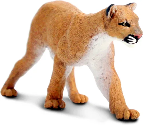 Vista 5 de Safari Ltd. Figura de león de montaña, figura realista de plástico de 5.5 pulgadas, juguete educativo para niños, niñas y niños a partir de 3 años