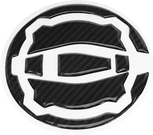 Vista 3 de Adhesivo de fibra de carbono para tapa de tanque de gasolina, cubierta de tapa de tanque de gasolina para motocicleta KAWASAKI Z900 Z650 2017-2018