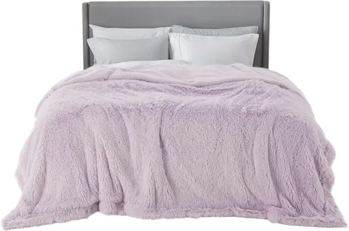 Vista 12 de Bedsure GentleSoft Manta de Tiro de Piel Sintética Esponjosa y Suave para Sofá, Forro Polar Sherpa Suave Regalos Acogedores para Mujeres, Manta