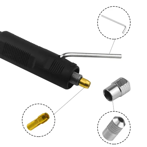 Vista 5 de WMYCONGCONG Extensión de eje de taladro flexible Adaptador de eje flexible universal Accesorio para amoladora rotativa Dremel Herramientas